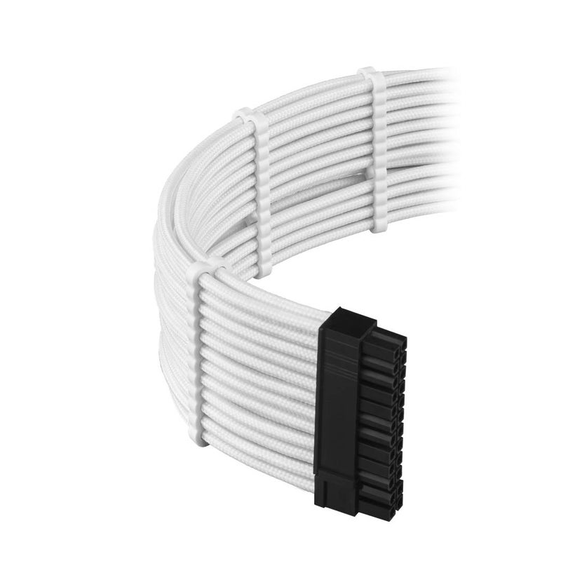 CableMod C-Series Pro ModFlex Sleeved Cable Kit for Corsair Type 4 RM Black Label/RMi/RMX (White) - Image 2